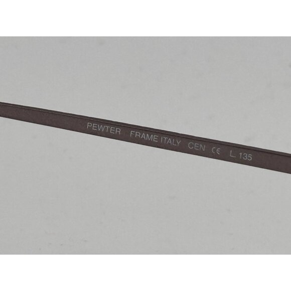 ROOTS - CEN 48-18-135 PEWTER METAL OVAL Eyeglass Frames - Picture 6 of 9